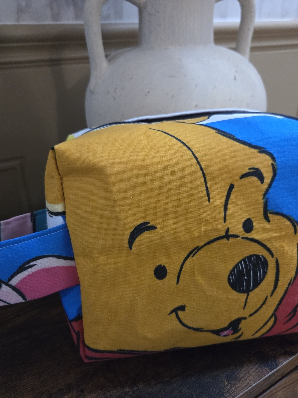 Diaper And Wipes Bag - Vintage Winnie The Pooh Design
